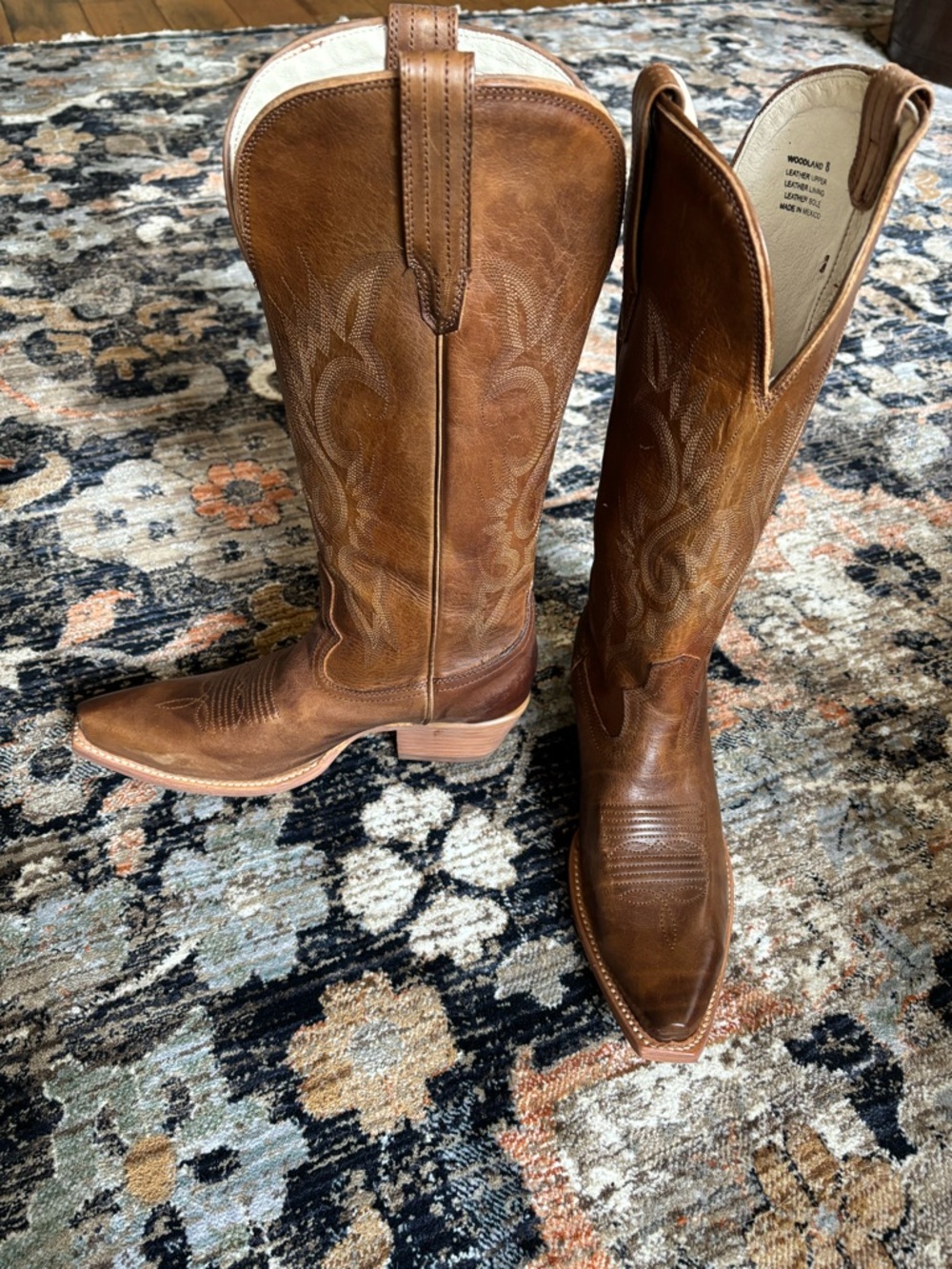 freebird tan embroidered leather Western boot - Picture 3 of 8